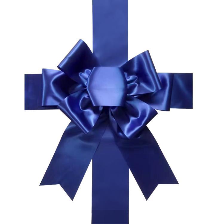 Satin Car Bow- Royal Blue