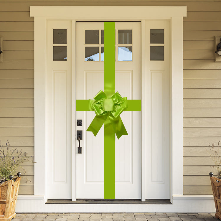 Door Bow- Lime Green