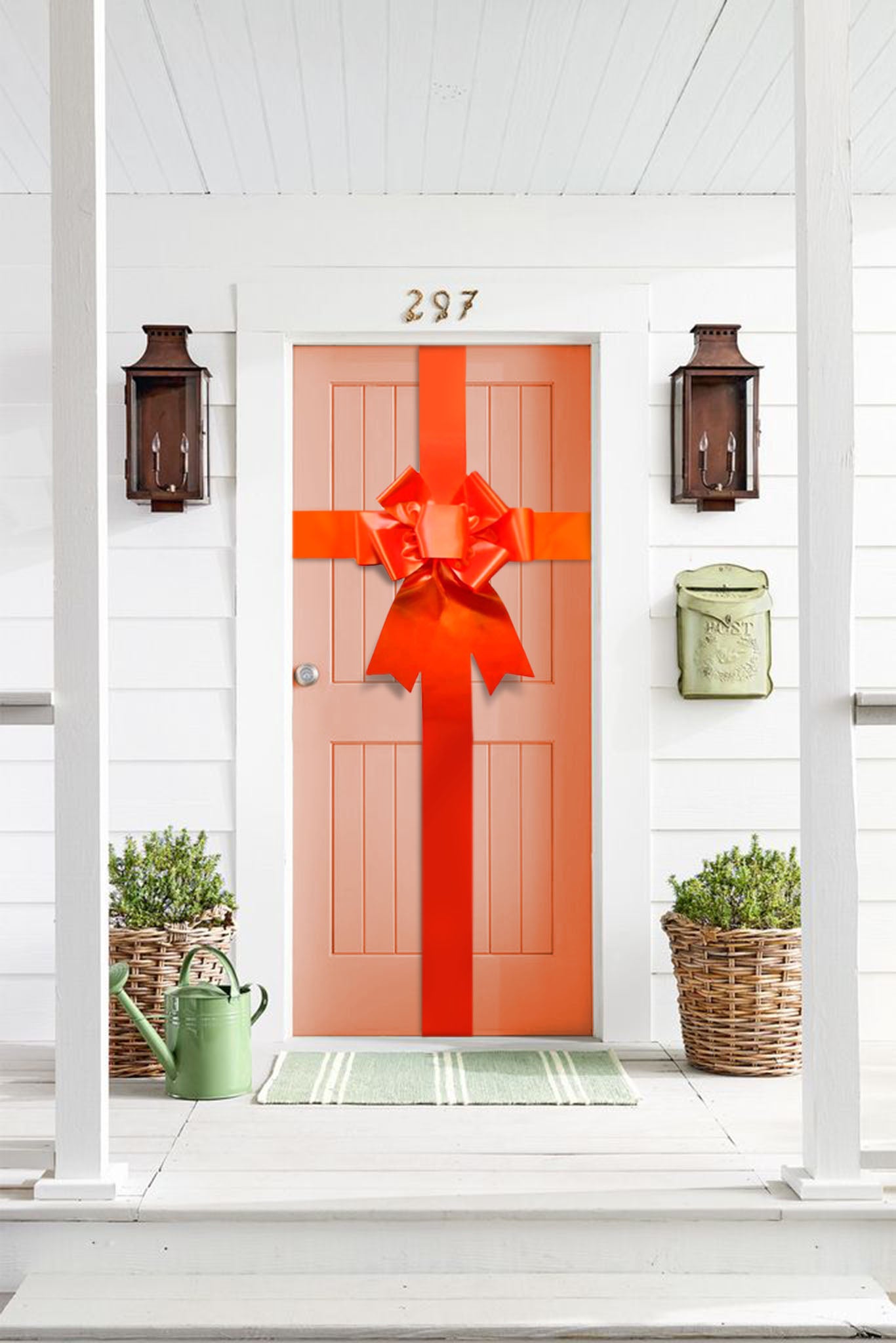Door Bow- Orange