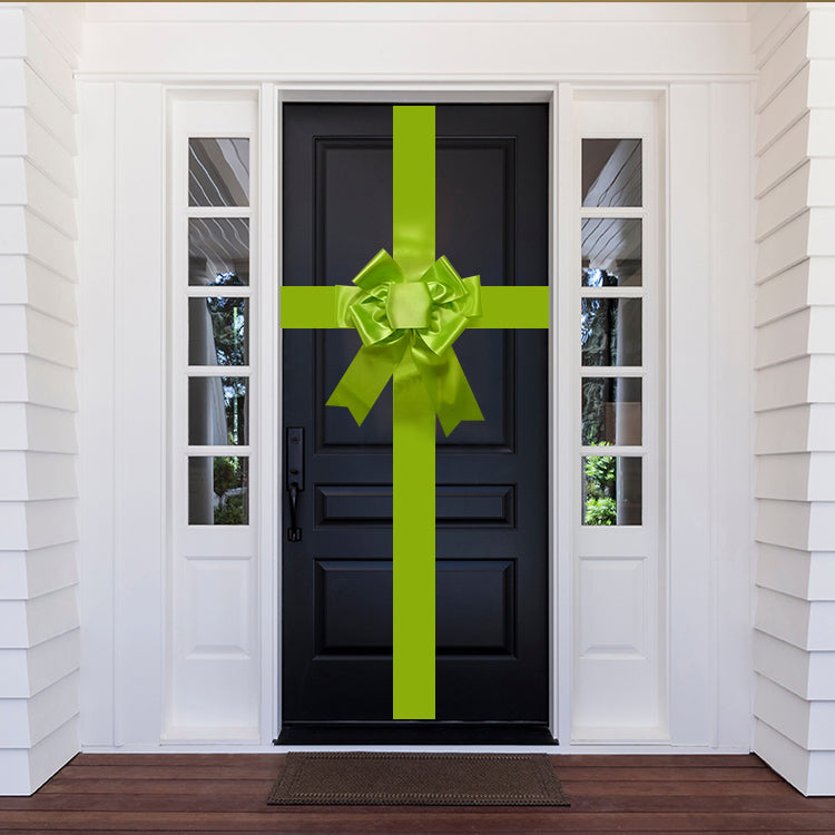 Door Bow- Lime Green