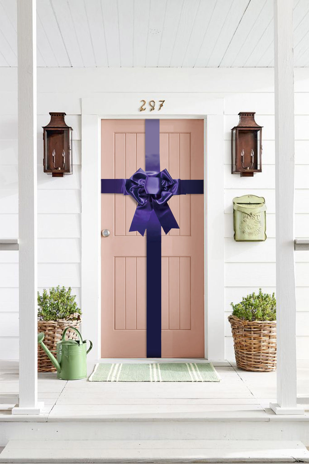 Door Bow- Purple